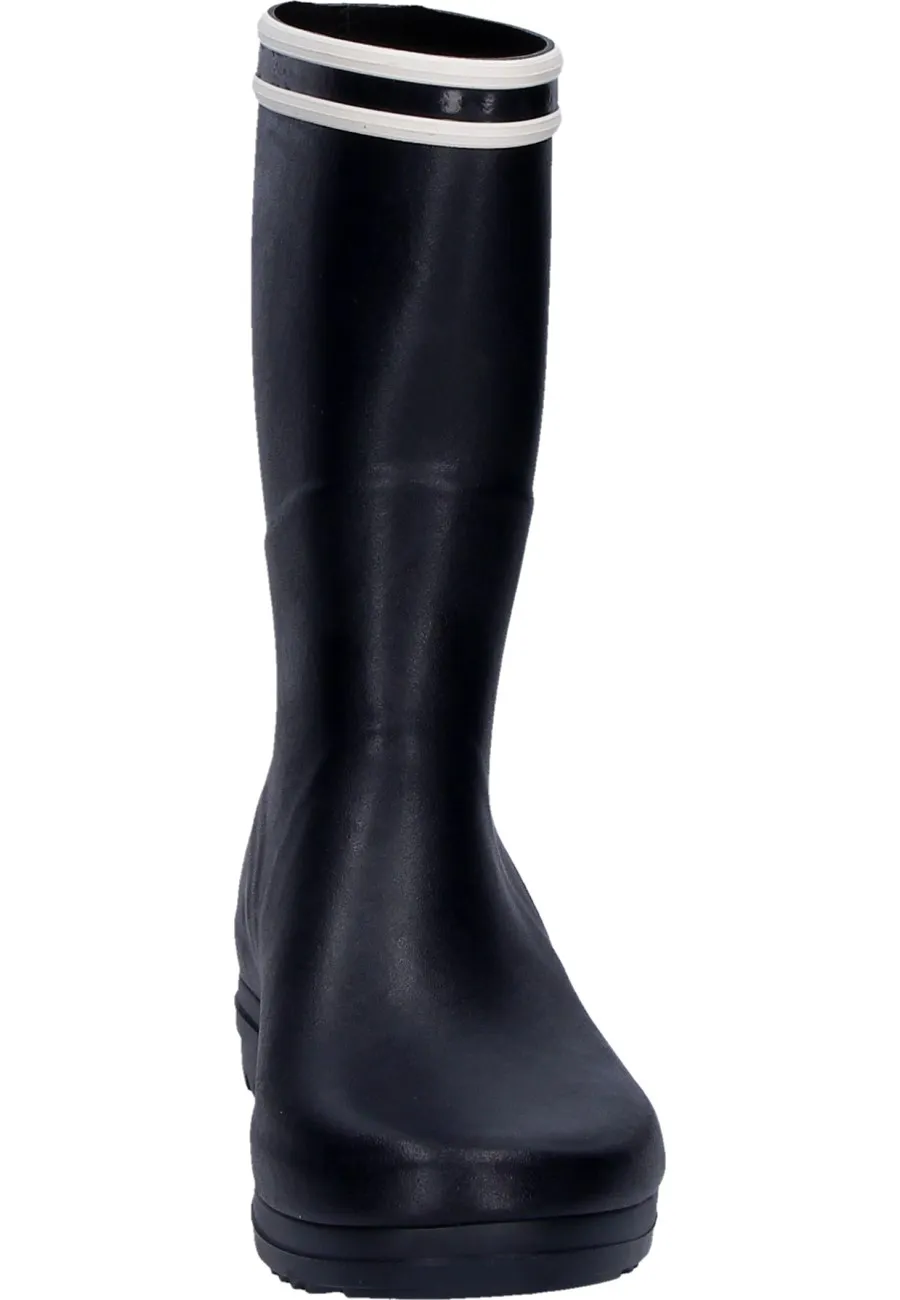 Kurzer Gummistiefel für Damen CHANTEBOOT STRIPES marine von Aigle | Jetzt entdecken